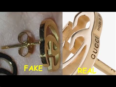 how to spot fake gucci earrings|vintage gucci earrings.